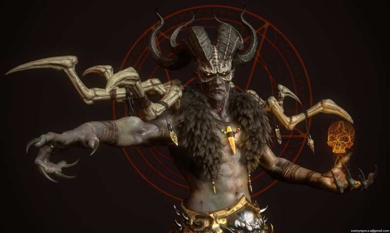Illustration for article titled Diablo II's Final Boss, Looking Unusually Badass